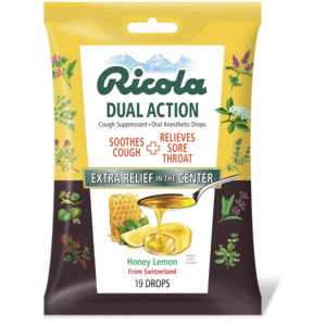 Ricola Dual Action Cough Suppressant Drops