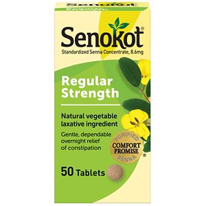 Senokot Laxative Sennosides Tablets, 50CT