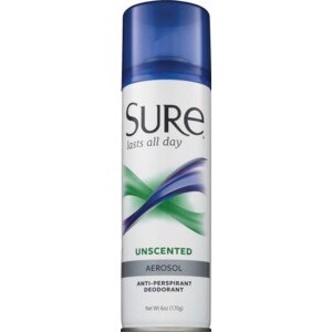 Sure Anti-Perspirant Deodorant Aerosol Spray Unscented