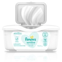 Pampers Sensitive Baby Wipes Tub, 64 CT