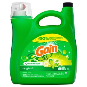 Gain + Aroma Boost Liquid Laundry Detergent, Original, 150 OZ