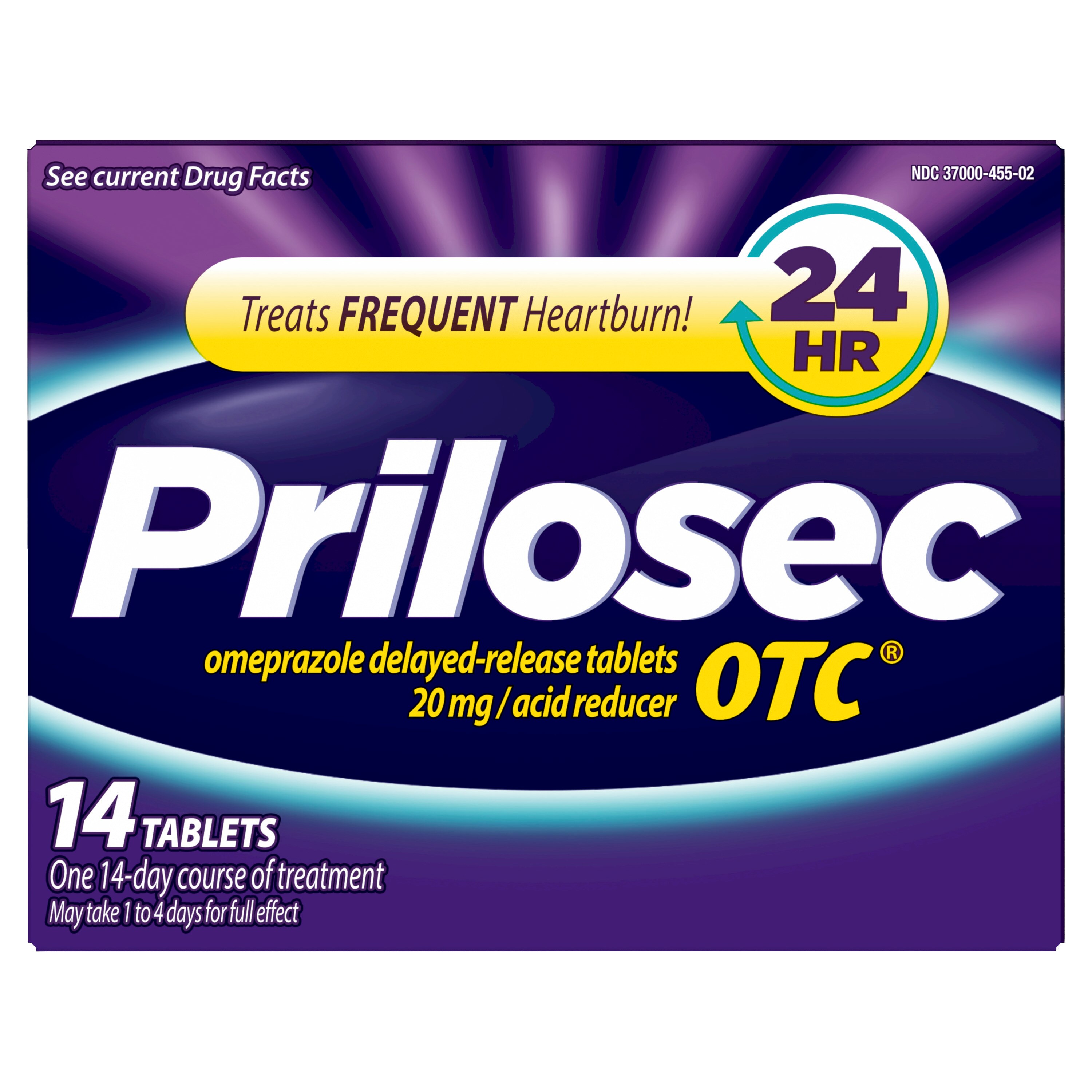 Prilosec OTC Frequent Heartburn Relief Medicine and Acid Reducer  – Omeprazole Delayed-Release Tablets 20mg - Proton Pump Inhibitor