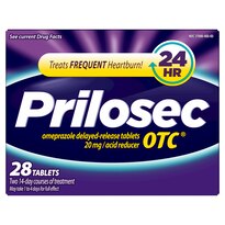 Prilosec OTC Frequent Heartburn Relief Medicine and Acid Reducer  – Omeprazole Delayed-Release Tablets 20mg - Proton Pump Inhibitor