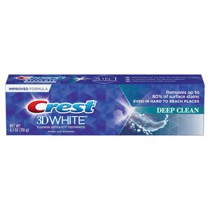 Crest 3D White, Whitening Toothpaste Deep Clean, 4.1 oz