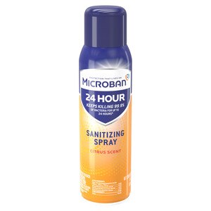 Microban Sanitizing Aerosol Spray 24 Hour Citrus Scent