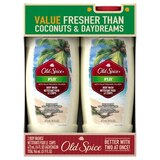 Old Spice Fresher Collection Men's Body Wash Fiji Scent Twin Pack, 32 OZ, thumbnail image 1 of 1