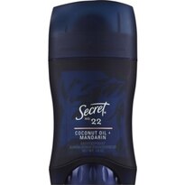 Secret Antiperspirant Deodorant for Women with Essential Oils, Coconut Oil and Mandarin Scent, 1.6 oz