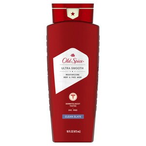 Old Spice Ultra Smooth Moisturizing Face & Body Wash, 16 OZ