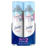 Secret Aerosol Powder Fresh Scent Antiperspirant & Deodorant Twin Pack, 6 OZ , thumbnail image 1 of 1