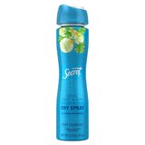 Secret Dry Spray Antiperspirant and Deodorant, Light Essentials Scent Invisible Spray, 3.8 OZ, thumbnail image 1 of 1