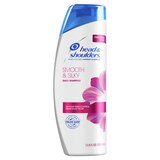 Head and Shoulders Smooth & Silky Paraben Free Dandruff Shampoo, 12.8 OZ, thumbnail image 1 of 1