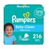 Pampers Baby Wipes Baby Fresh Refill 3 Pack Tub, 192CT, thumbnail image 1 of 1