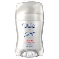 Secret Clinical Strength Invisible Solid Antiperspirant and Deodorant Fast Acting, Fresh Burst 1.6 oz