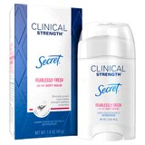 Secret Clinical Strength Antiperspirant and Deodorant for Women Smooth Solid, Fearlessly Fresh 1.6 oz, thumbnail image 1 of 1