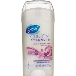 Secret Clinical Strength Advanced Solid Atiperspirant/Deodorant, Lavender Scent