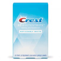 Crest Noticeably White Whitestrips Teeth Whitening Kit, 10 Treatments