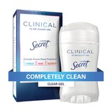 Secret Clinical Strength Antiperspirant and Deodorant Clear Gel, thumbnail image 1 of 1