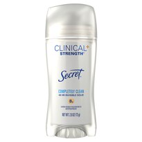 Secret Clinical Strength Antiperspirant and Deodorant for Women Invisible Solid, Completely Clean 2.6 oz