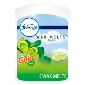 Febreze Wax Melts Air Freshener with Gain Original, 6 CT