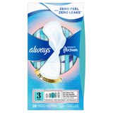 Always Infinity FlexFoam Pads for Women, Size 3, Extra Heavy Absorbency, Unscented, 14 Count, thumbnail image 1 of 1