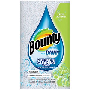 Bounty with Dawn Water-Activated Multi-Purpose Cleaning Paper Towels