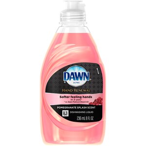 Dawn Ultra Hand Renewal Pomegranate Splash Scent Dishwashing Liquid, 8 OZ 