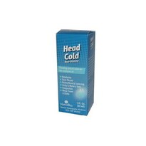NatraBio Head Cold Liquid, 1 OZ