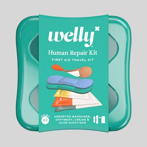 Welly Human Repair First Aid Travel Kit with Hand Sanitizer - 42 CT