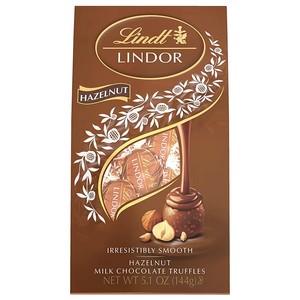 Lindt Lindor Hazelnut Milk Chocolate Truffles, 5.1 OZ