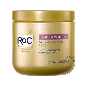 RoC Retinol Correxion ​Line Smoothing Daily Cleansing Pads​, 28CT