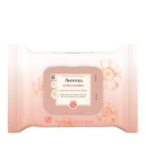 Aveeno Ultra-Calming Sensitive Skin Makeup Removing Wipes, 25CT