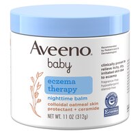 Aveeno Baby Eczema Therapy Nighttime Balm with Natural Oatmeal, 11 oz.