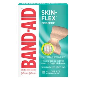 Band-Aid Brand Skin-Flex Adhesive Bandages, Finger, 10 ct