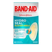 Band-Aid Brand Hydro Seal Adhesive Bandages for Heel Blisters, 6 ct