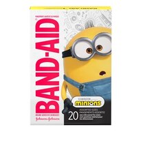 Band-Aid Bandages, Minions, Assorted Sizes, 20 CT