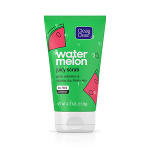 Clean & Clear Exfoliating Watermelon Scrub & Facial Cleanser, 4.2 OZ