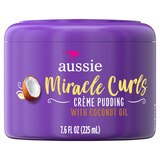 Aussie Miracle Curls with Coconut Oil, Paraben Free Cream Pudding, 7.6 OZ, thumbnail image 1 of 1