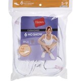 Hanes Women's Cushion White Socks Size 5-9, thumbnail image 1 of 2