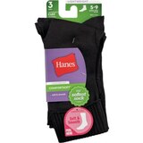 Hanes Women's ComfortSoft Cuff Socks, 3CT, thumbnail image 1 of 1