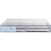 6 Section Whitmor Drawer Organizer, 11.9 in x 11.9 in x 1.7 in