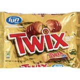 Twix Caramel Fun Size Chocolate Cookie Candy Bar, 10.83 OZ, thumbnail image 1 of 2