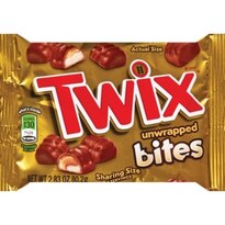 Twix Sharing Size Unwrapped Bites