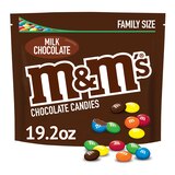 M&M's Milk Chocolate Candy Family Size Bag, 19.2 OZ, thumbnail image 1 of 1