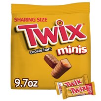 TWIX Caramel Minis Size Chocolate Cookie Bar, 9.7 OZ