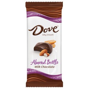 Dove Milk Chocolate Almond Brittle Bars, 3.3 OZ