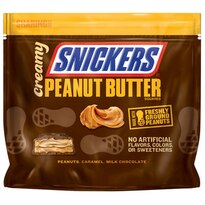 Creamy SNICKERS Peanut Butter Square Candy Bars, 7.7 OZ