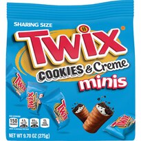 Twix Cookies & Creme Chocolate Cookie Bar Minis, 9.7 OZ