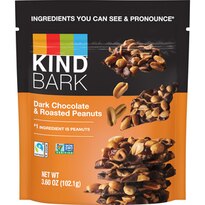 KIND Bark Dark Chocolate & Roasted Peanuts, 3.6 OZ