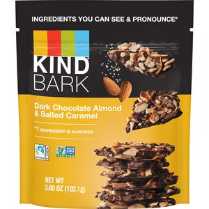 KIND Bark Dark Chocolate Almond & Salted Caramel, 3.6 OZ