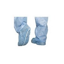 Medline Non-Skid Shoe Covers Regular/Large Blue, 100CT